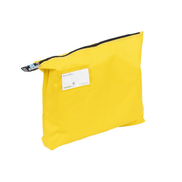 Single Seam Mail Bag with Gusset CG2 Button Yellow